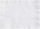 Hoffmaster White Paper Anniversary Emboss Straight Edge Placemat, 10 x 14 inch -- 1000 per case