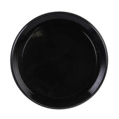 Sabert Black PET Round Onyx Platter, 16 x 0.88 inch -- 500 per case