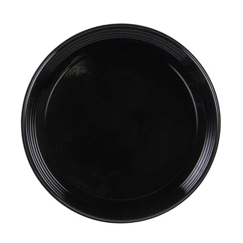 Sabert Black PET Round Onyx Platter, 18 x 0.88 inch -- 36 per case