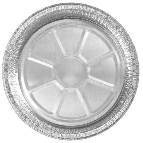 Jif Foil Silver Aluminum Round Container, 8.94 x 8.94 x 1.40 inch -- 500 per case