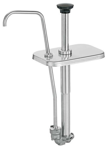 Server Stainless Steel 2 Ounce Fountain Condiment Jar Pump, 3 1/2 Quart Capacity