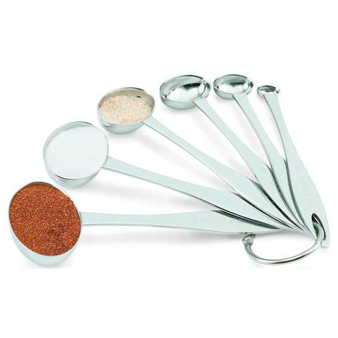 Vollrath Scrambled Egg Whites 6 Piece Oval Measuring Spoon -- 12 per case.