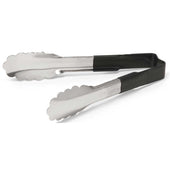 Vollrath One Piece Color Coded Kool Touch Black Utility Tong, 6 inch -- 12 per case.