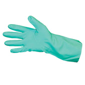 Impact Products Pro Guard 15 Mil Green Flock Lined Extra Large Nitrile Gloves - Bulk -- 6 per case.