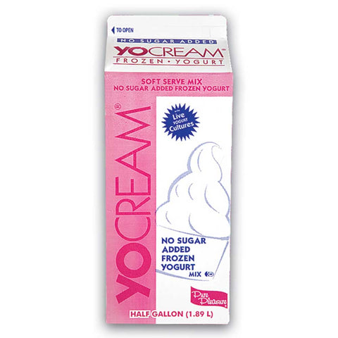 Yocream Yogurt Mix, No Sugar Added Cheesecake Fat Free Soft Serve, 64 Ounce -- 6 per case.