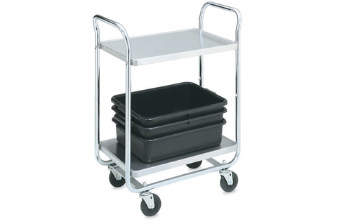 Vollrath 3 Shelf Tubular Cart, 500 Pound Capacity, 40.5 x 21 x 36.5 inch.