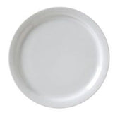 Vertex China Catalina Collection Undecorated Porcelain White Narrow Rim Plate, 6 1/2 inch -- 36 per case.