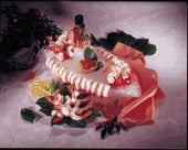 Mirabel Raw Peeled 16/20 Deveined Tail Off Black Tiger Shrimp, 2.5 Pound -- 4 per case.