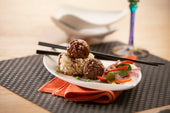 Rosina Food All Natural Gluten Free Cooked Meatball, 10 Pound -- 2 per case.