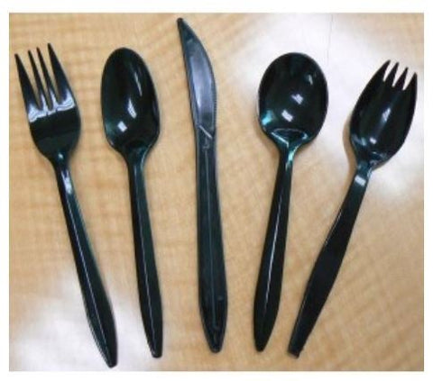 Goldmax Polypropylene Black Medium Weight Knife -- 1000 per case.