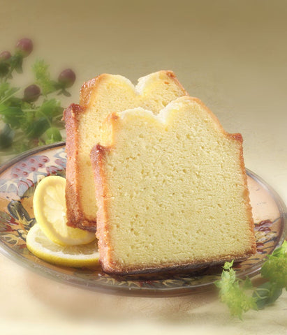 Sweet Street Pullmans Lemon Glazed Coffee Cake Loaf, 18 Slice -- 2 per case.