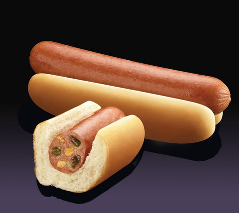 Nathans Famous Jalapeno and Cheese Franks -- 100 per case.