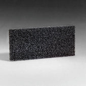 3M Doodlebug Hi-Productivity Stripping Pad, 4 5/8 x 10, Black, 40/Carton