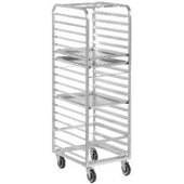 Channel Manufacturing Aluminum Full Size All Welded Front Load 3 inch Spacing Bun Pan Rack, 70 1/4 x 20 1/2 x 26 inch.