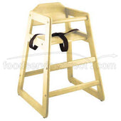 Alegacy Natural Wood Baby Chair - Knocked Down, 27 1/4 inch.