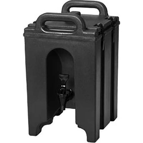 Cambro Camtainers Dark Brown Insulated Beverage Server, 1 1/2 Gallon Capacity.