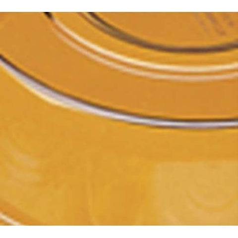 Cambro Amber Camwear Camcover Plate Cover Only, 10 13/16 inch Inside Diameter -- 12 per case.