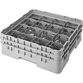 Cambro Camrack Polypropylene Beige Full Size 16 Compartment Glass Rack, 6 1/8 inch -- 4 per case.