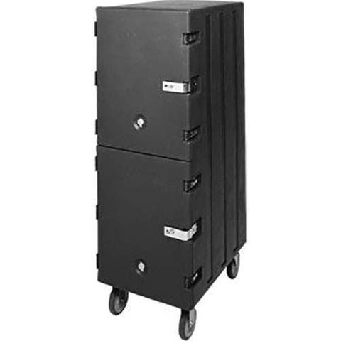 Cambro Slate Blue Non Electric Tall Camcart with Security Package for Tray and Sheet Pan, 33 1/2 x 63 3/4 x 21 1/2 inch.