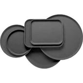 Cambro Camtread Fiberglass Taver Tan Oval Tray, 23 1/8 x 19 1/4 inch -- 6 per case.