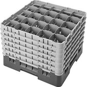 Cambro Camrack Polypropylene Beige Full Size 25 Compartment Glass Rack, 11 3/4 inch -- 2 per case.