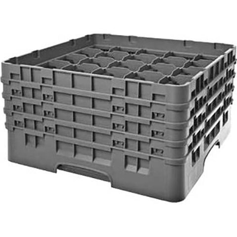 Cambro Camrack Polypropylene Beige Full Size 25 Compartment Glass Rack, 8 1/2 inch -- 2 per case.