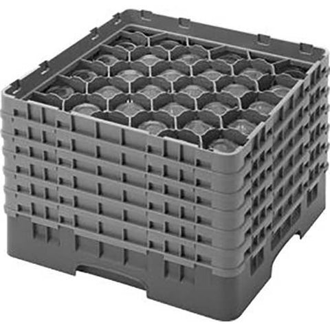 Cambro Camrack Polypropylene Navy Blue Full Size 30 Compartment Glass Rack, 11 3/4 inch -- 2 per case.