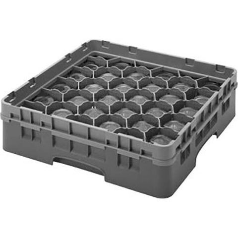 Cambro Camrack Polypropylene Beige Full Size 30 Compartment Glass Rack, 3 5/8 inch -- 5 per case.