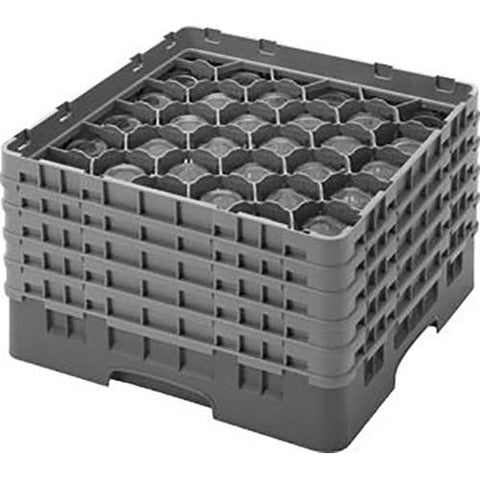 Cambro Camrack Polypropylene Brown Full Size 30 Compartment Glass Rack, 10 1/8 inch -- 2 per case.