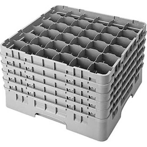 Cambro Camrack Polypropylene Sherwood Green Full Size 36 Compartment Glass Rack, 10 1/8 inch -- 2 per case.
