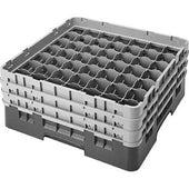 Cambro Camrack Polypropylene Brown Full Size 49 Compartment Glass Rack, 6 7/8 inch -- 3 per case.