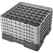 Cambro Camrack Polypropylene Rose Red Full Size 49 Compartment Glass Rack, 10 1/8 inch -- 2 per case.