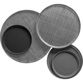 Cambro Sky Blue Round Camtray, 9 inch -- 12 per case.