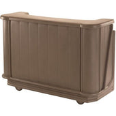 Cambro Standard Style Medium Size Portable CamBars Basic Soda System, Granite Gray, 67 1/2 x 28 1/2 x 47 1/2 inch.
