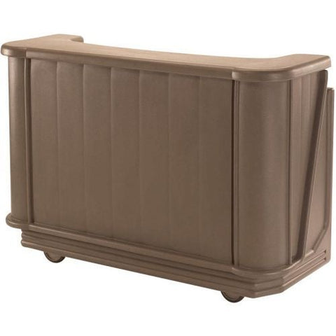 Cambro Standard Style Medium Size Portable CamBars Basic Soda System, Granite Gray with Black, 67 1/2 x 28 1/2 x 47 1/2 inch.