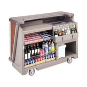 Cambro Designer Style Medium Size Portable CamBars Basic Soda System, Sedona, 67 1/2 x 28 1/2 x 47 1/2 inch.