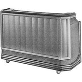 Cambro Granite Sand Standard Style Complete Large Portable Beverage Bar CamBar, 72 3/4 x 26 x 48 inch.