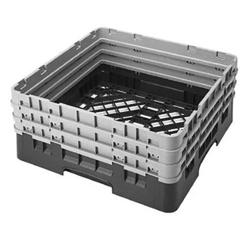 Cambro Camrack Polypropylene Rose Red Full Size with 3 Extender Base Rack, 19 3/4 x 19 3/4 x 8 7/8 inch -- 3 per case.