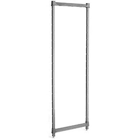 Cambro Brushed Graphite Basics Plus Stationary Post Kit, 24 x 72 inch.