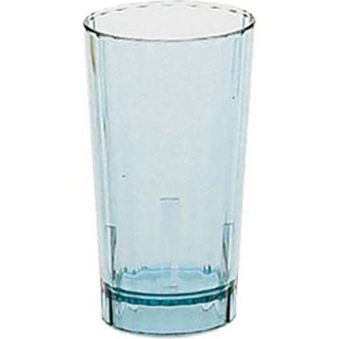 Cambro Polycarbonate Camwear Huntington Azure Blue Tumbler, 14 Ounce -- 36 per case.