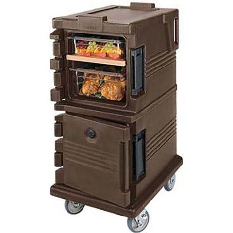 Cambro Brick Red Ultra Camcarts for Food Pans, 20 1/2 x 45 x 27 1/8 inch.