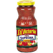 La Victoria Suprema Salsa, Medium, Retail, 16 Ounce -- 12 Case
