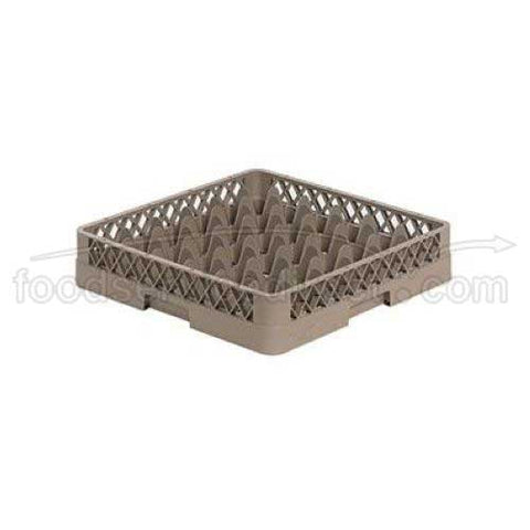 Traex Rack Master Beige 36 Compartment Glass Rack with Three Extenders, 8 3/4 x 19 3/4 x 19 3/4 inch -- 2 per case.