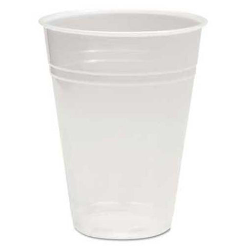 Boardwalk Translucent Plastic Cold Cups, 10oz, 1000/Carton