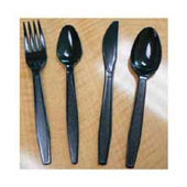 Goldmax Platinum Series Black Polystyrene Extra Heavy Weight Knife, 16.5 x 8.5 x 6.5 inch -- 10 per case.