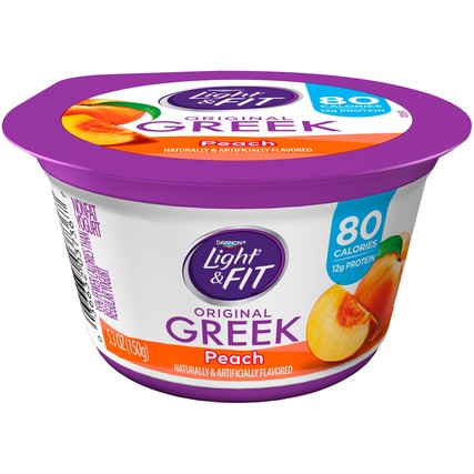 Yogurt Greek Peach Light & Fit