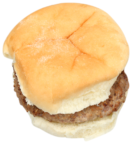 Beef Steakburger Mini With Bun Charbroiled 2.2 Oz 10712