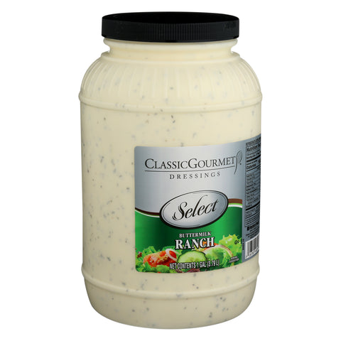 Classic Gourmet Select Buttermilk Ranch Dressing, 1 Gallon -- 4 per case.