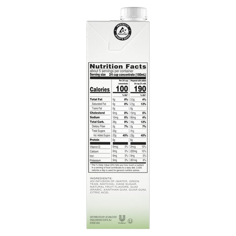Tazo TEA HOT GREEN LATTE CONCENTRATE 011017409/67483304
