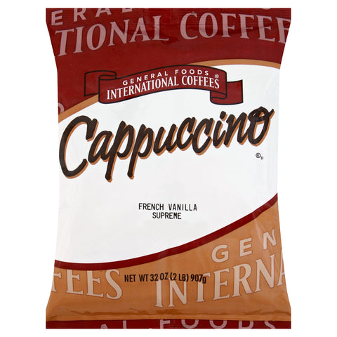 General Foods International Coffees (GFIC) CAPPUCCINO MIX FRENCH VANILLA SUPREME